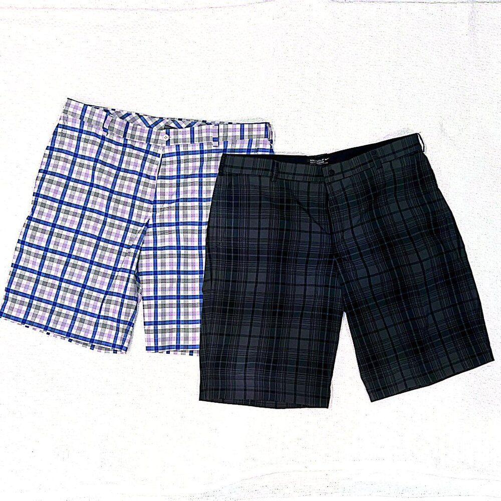 NIKE GOLF SHORTS DRI-FIT SIZE 38 VARIETY PACK OF 2